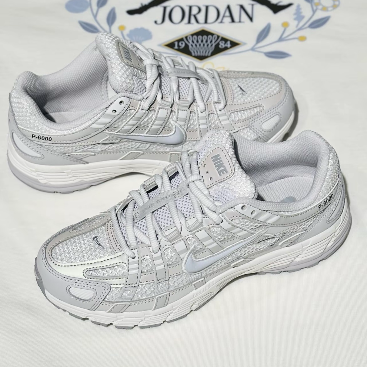 Nike P-6000 SE Summit White 珍珠白灰 米白 復古 休閒鞋 運動鞋