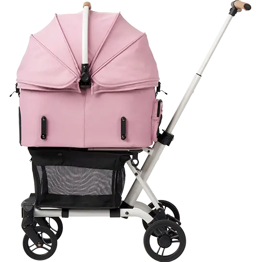 日本AirBuggy Wiz X 高級輕量寵物手推車 8kg -Cherry Pink