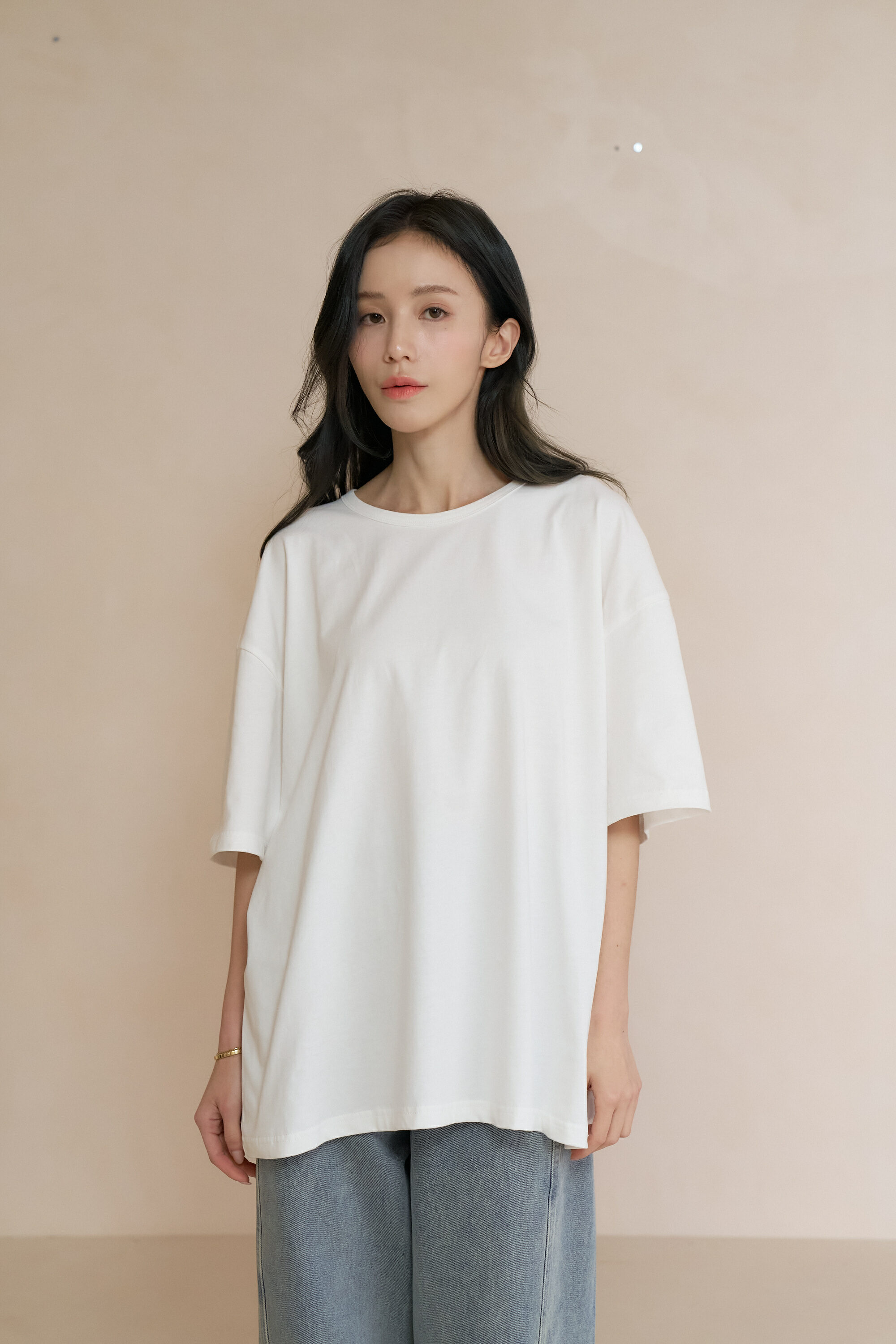 Gmade/Unisex寬鬆自在純棉T-shirt-白