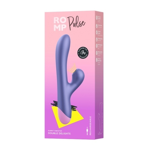 Romp Pulse Suction Rabbit 陰蒂吸啜兔子按摩棒 紫色