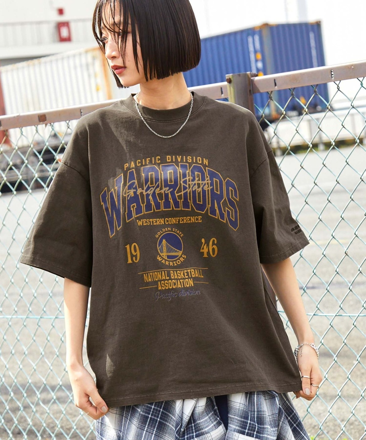 【現貨】NBA 標誌刺繡 印花 寬版 圓領 短袖