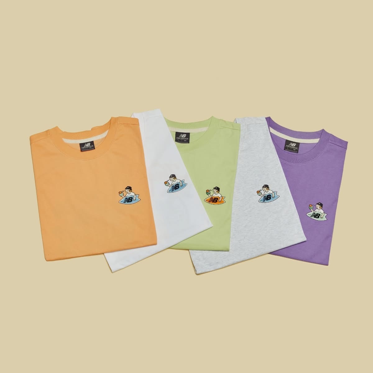 NEW BALANCE NB BOY 夏日城市探索 Surf Shop系列 IU代言同款 短T 短袖 男款 MT51876 / 調貨