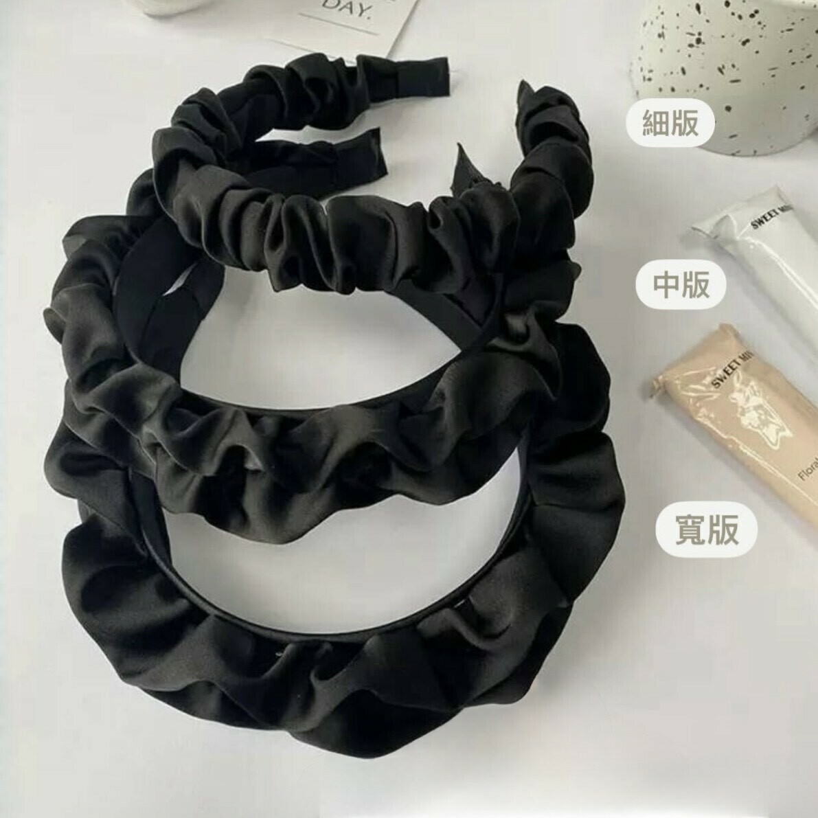 A10木耳雲朵邊髮箍