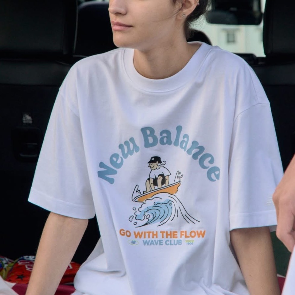 NEW BALANCE NB BOY 夏日城市探索 Big Wave系列 IU代言同款 短T 短袖 男款 MT51877 / 調貨