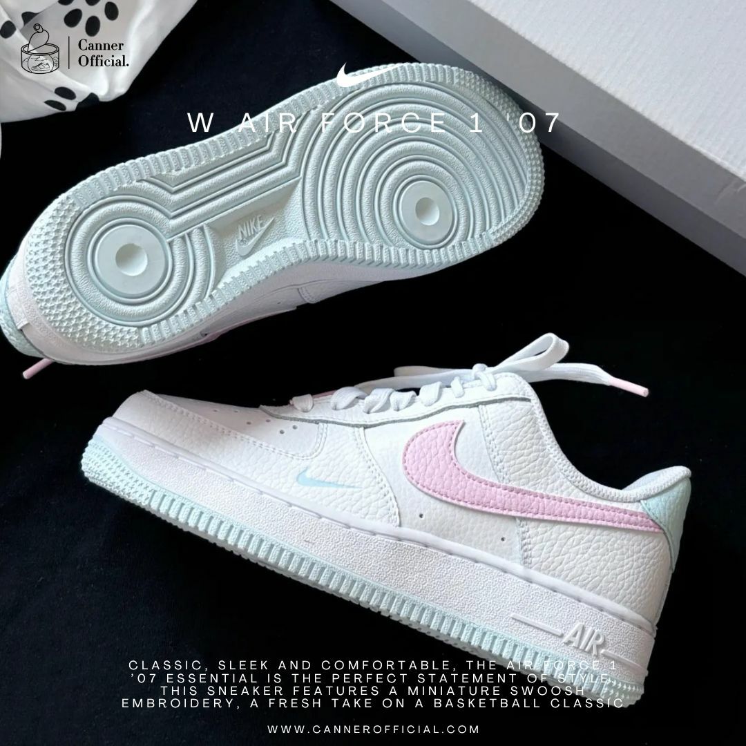 <夏日甜妹必備💕> W Nike Air Force 1 草莓薄荷 白粉 薄荷綠 荔枝皮 IH0640-161 白粉藍 AF1