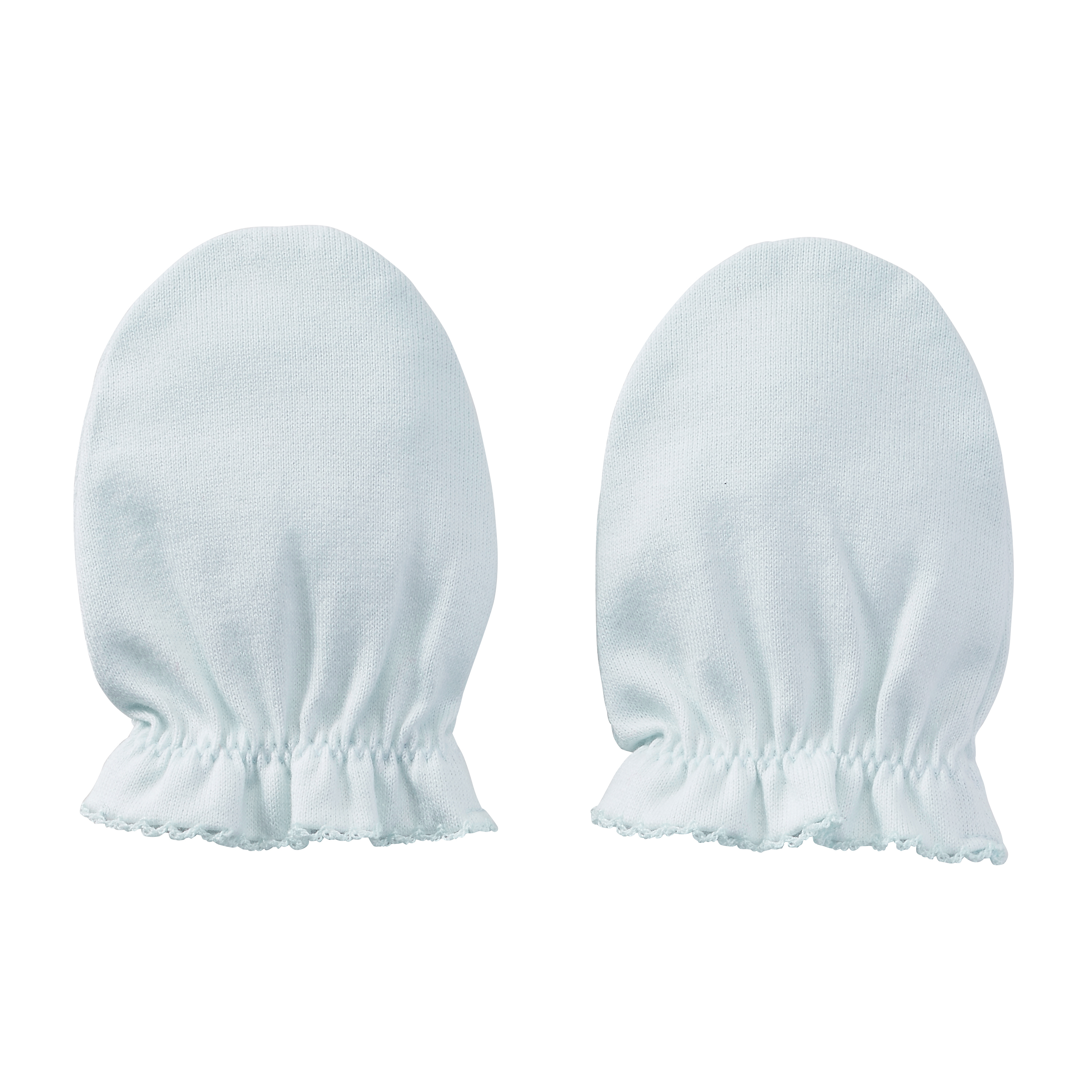 MIKI HOUSE LOGO刺繡手套-天藍 ( 共三色）