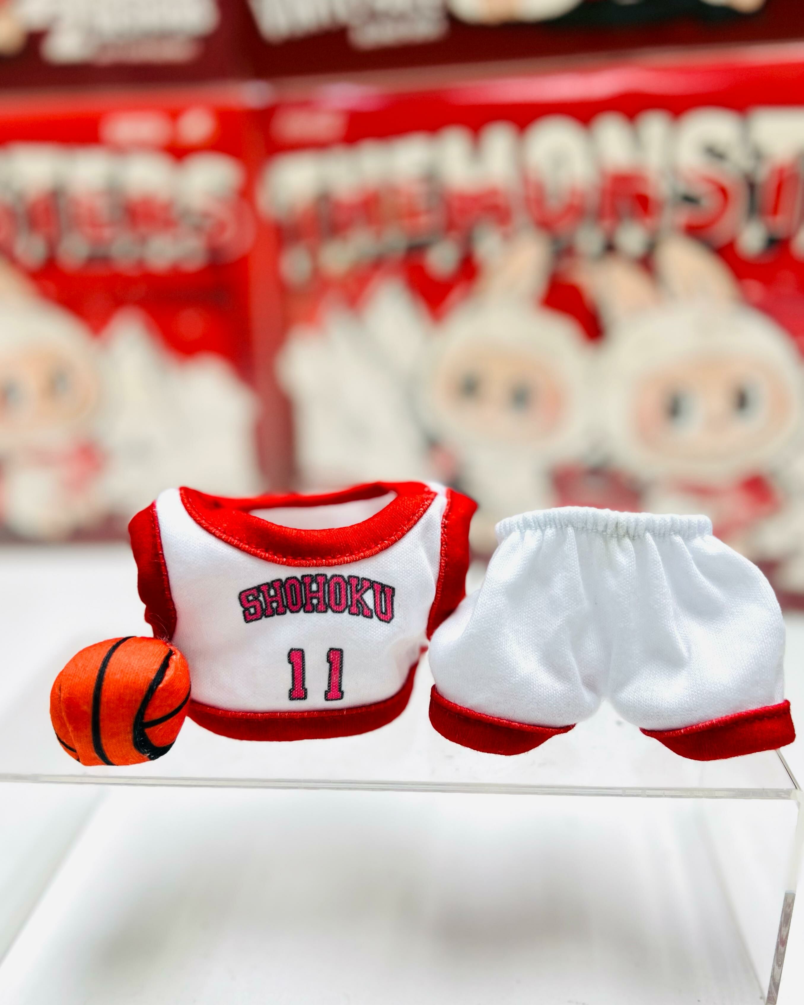 " Doll Outfit Unifrom U5 -White Basketball Jersey"