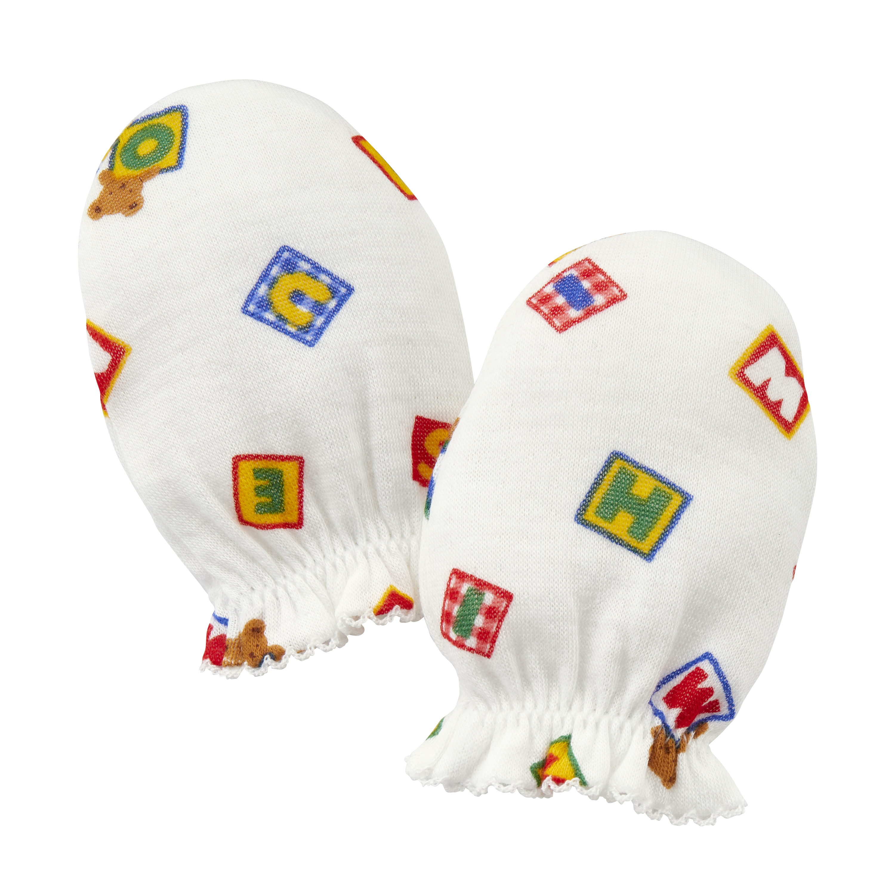 PUREVEIL MIKI HOUSE BEAR X LOGO嬰兒手套-多色