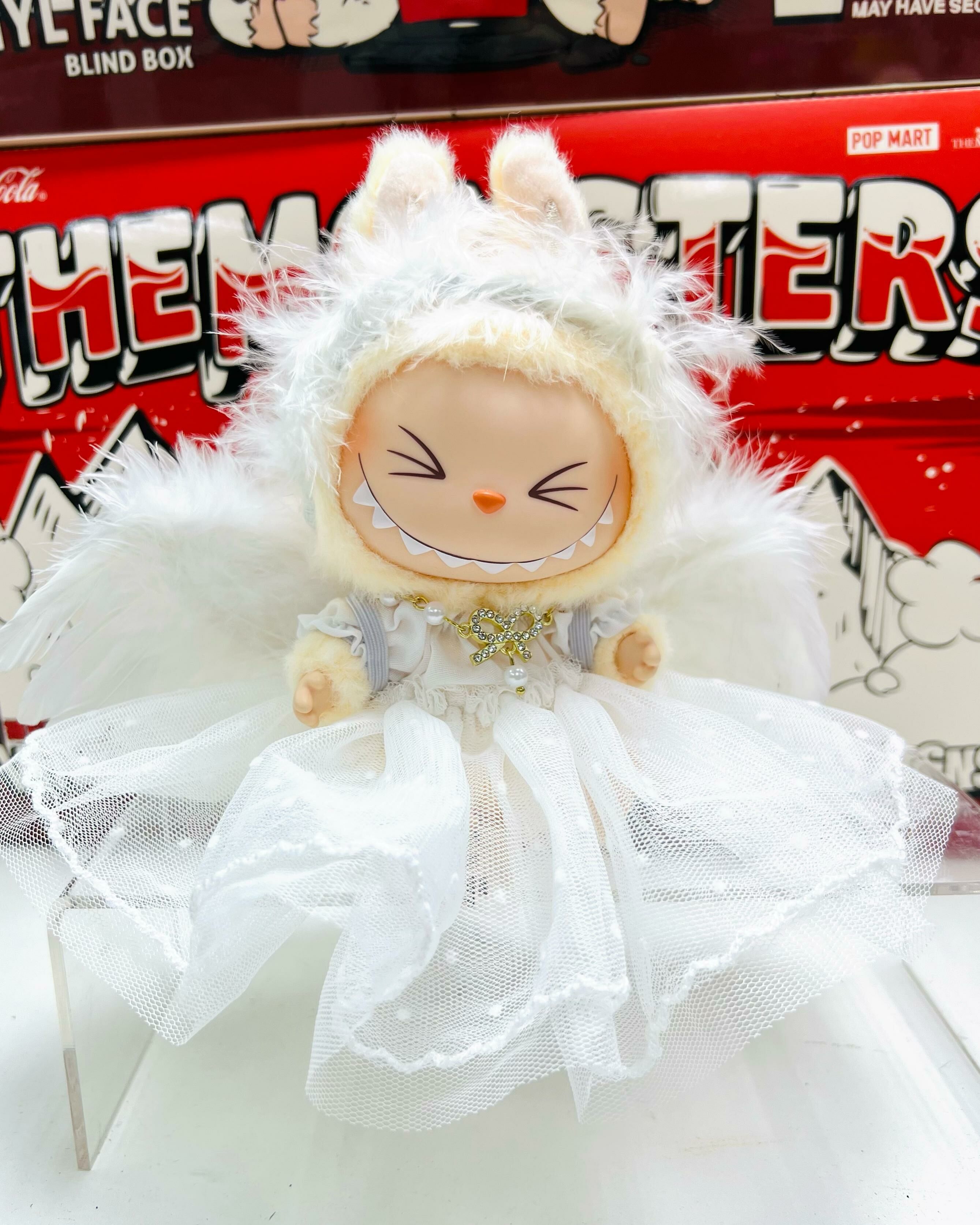 Doll Outfit Traditional & Fancy T21-White Angel