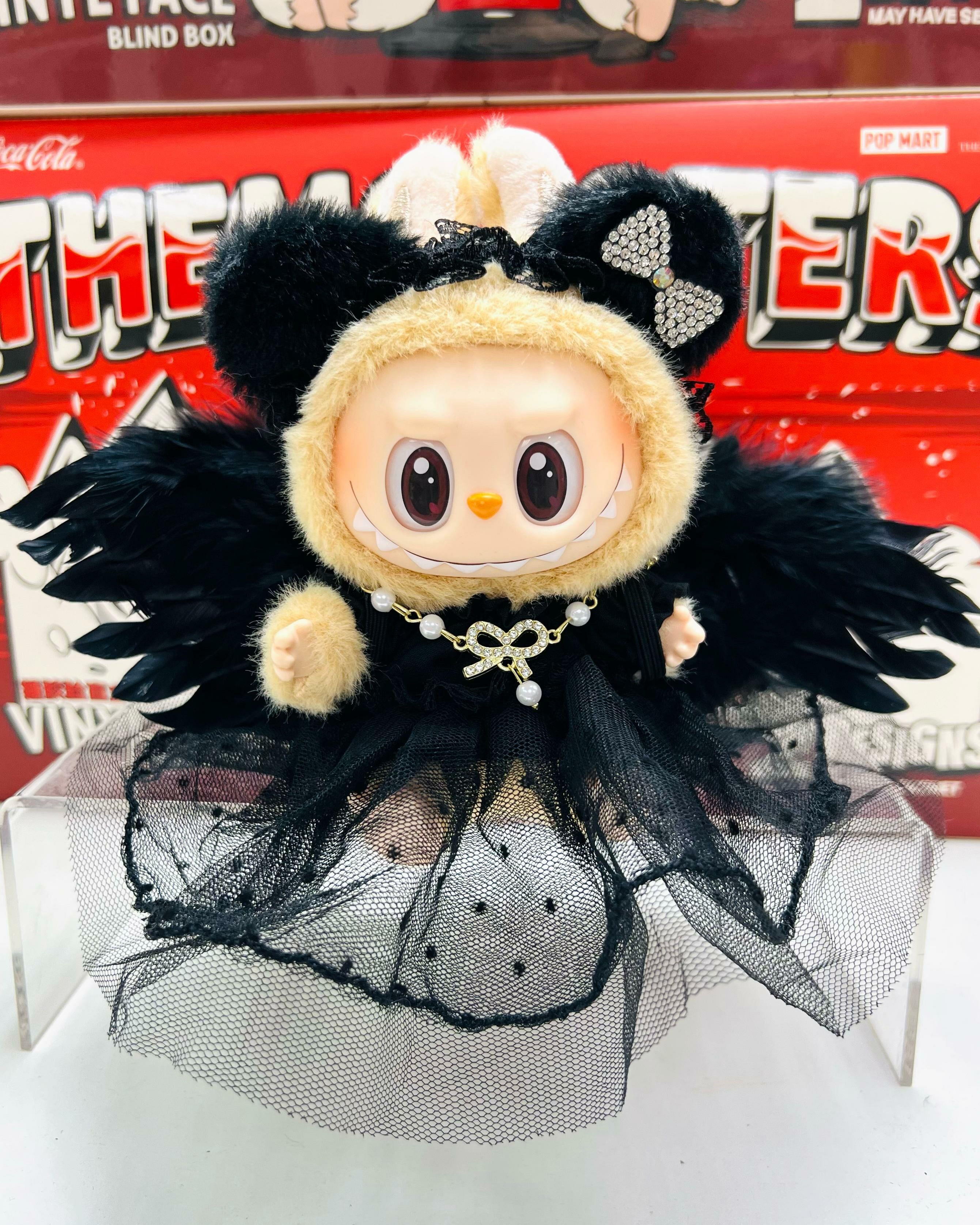 Doll Outfit Traditional & Fancy T22-Black Angel