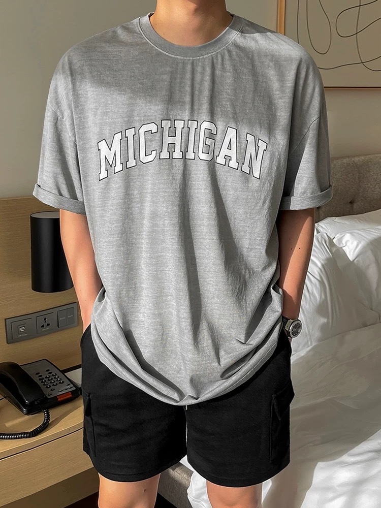 SIMPLEACTION MICHIGAN 短袖上衣