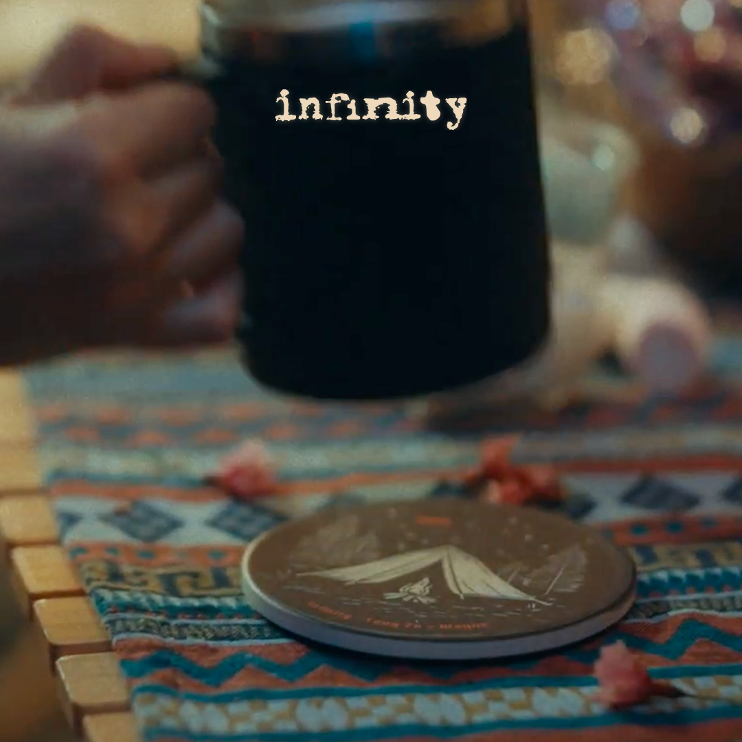 陪著你生活陶瓷杯墊