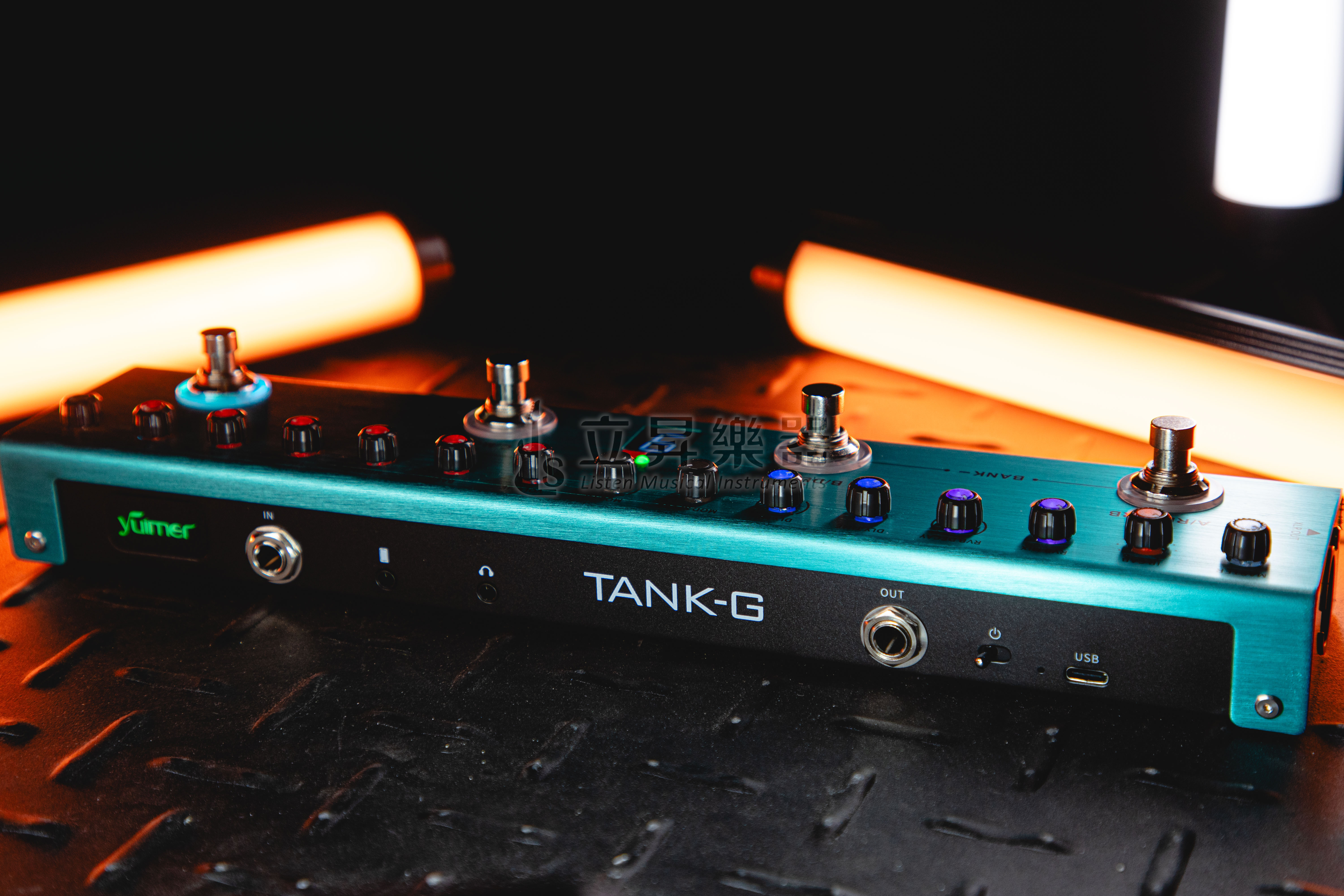 M-VAVE TANK-G TypeC 充電 IR 藍芽 電吉他 綜合效果器