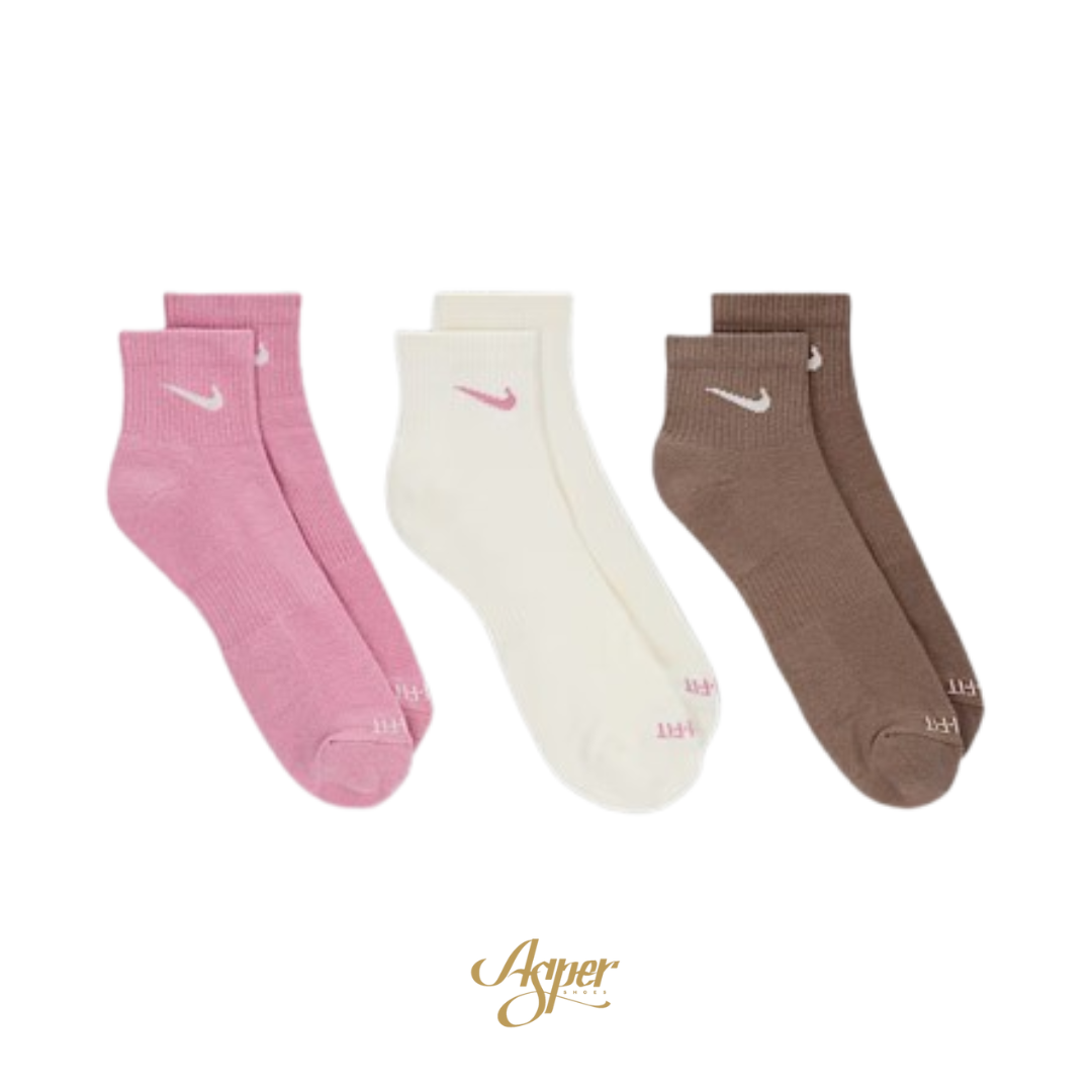 NIKE EVERYDAY PLUS 中筒襪 三雙一組 粉 SX6890-936 藍 SX6890-937 IV