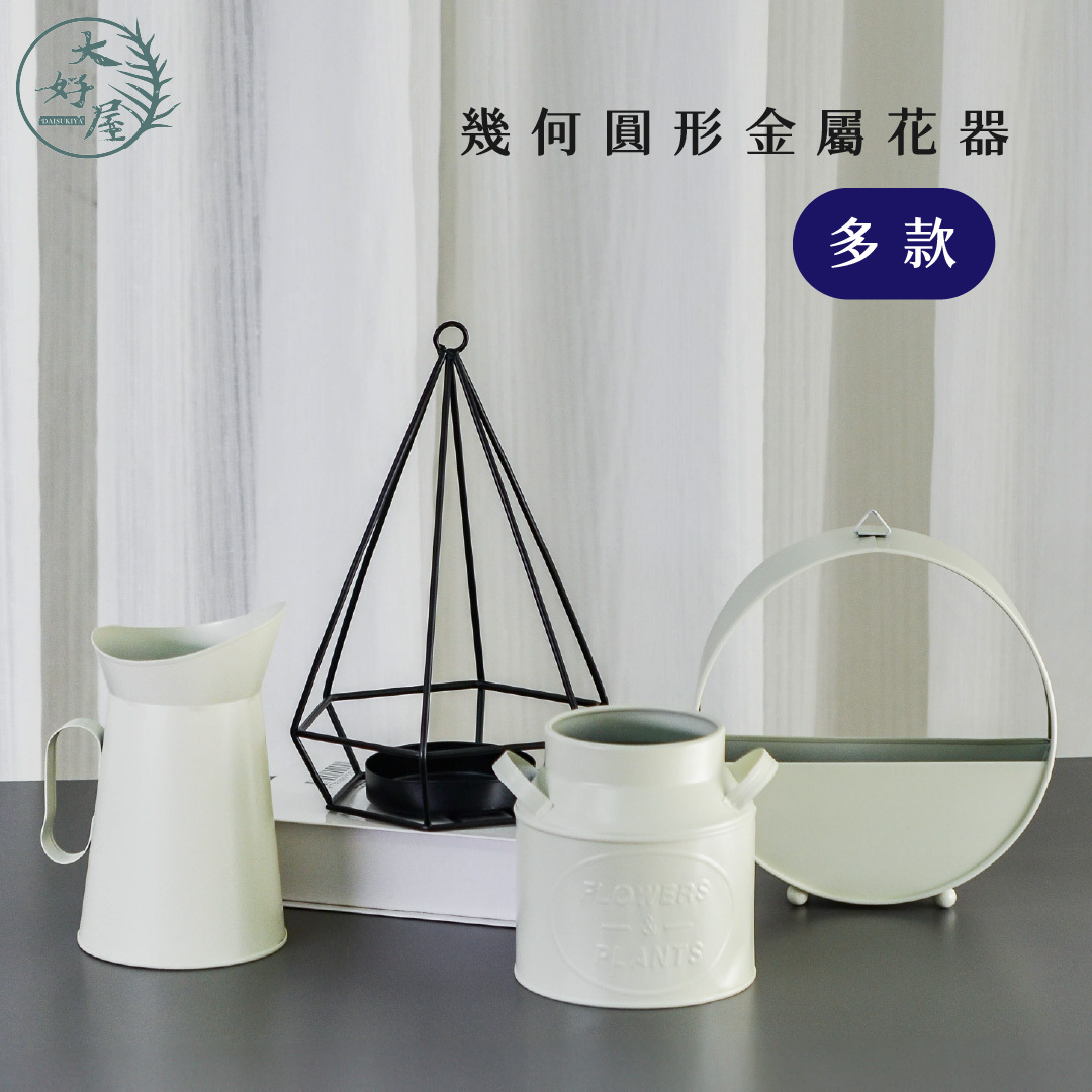 幾何金屬鐵藝花籃