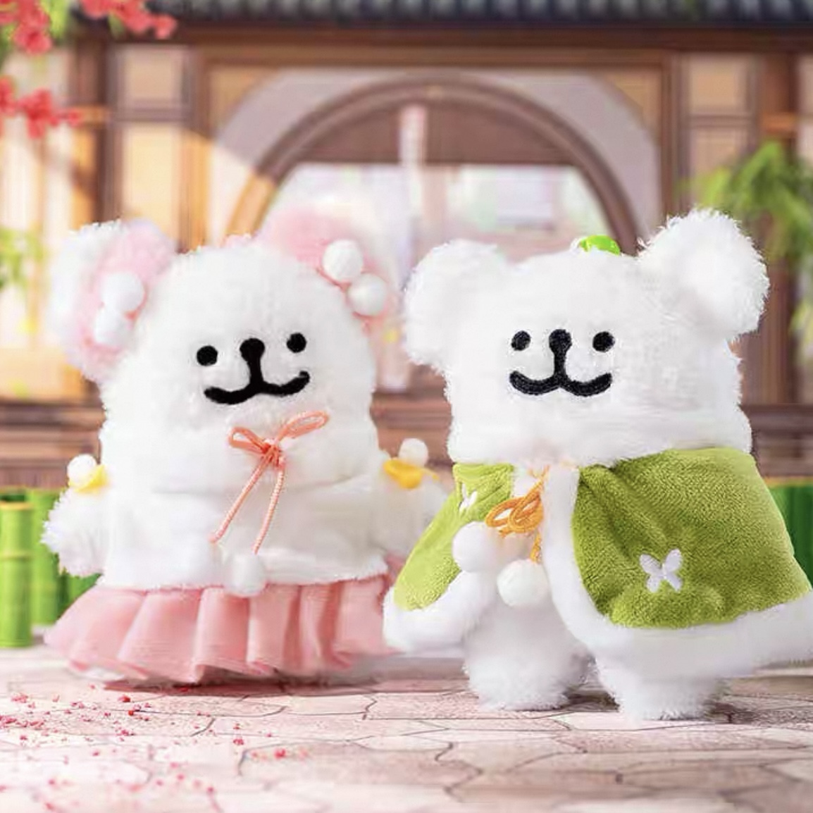 代購 MALTESE 線條小狗 宮廷風 吊飾 毛絨玩具/預購