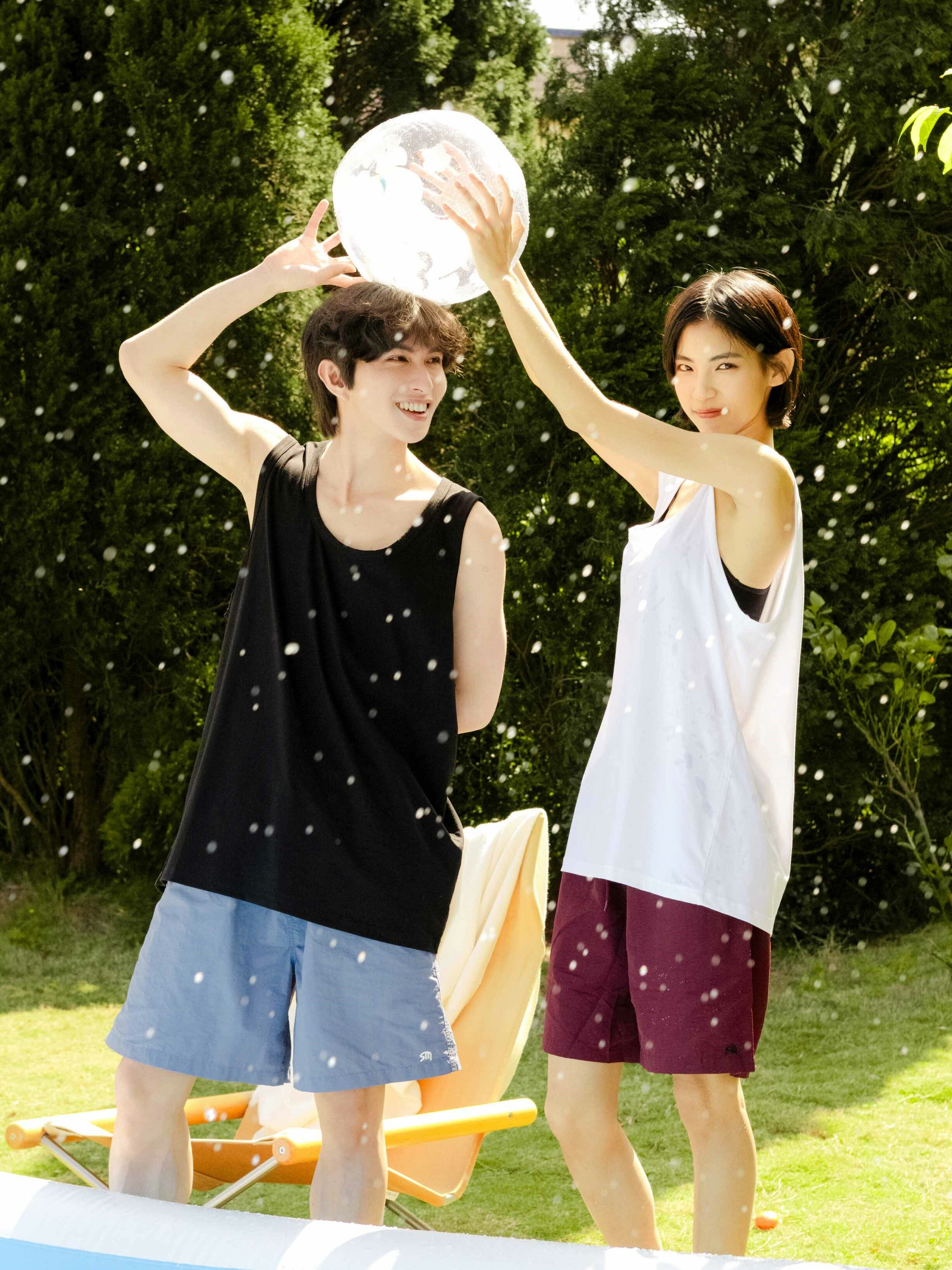 SIMON MADE BS-2412 基礎 多色 防潑水 尼龍 短褲