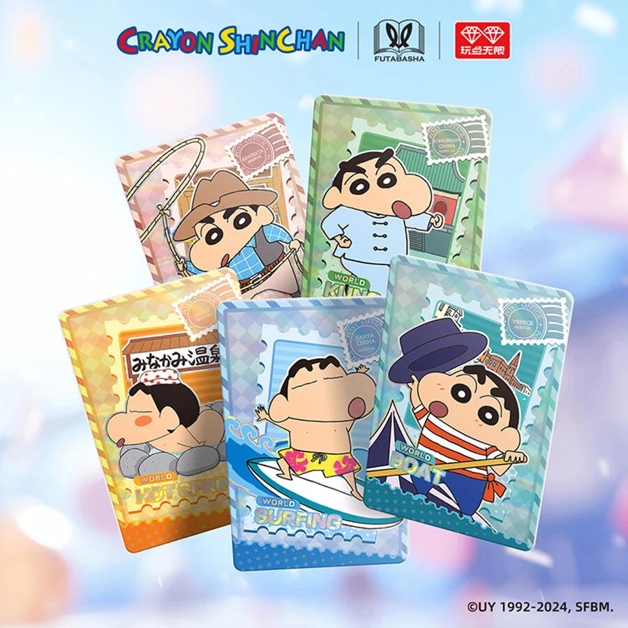蠟筆小新徽章-環球旅行系列(隨機出貨)