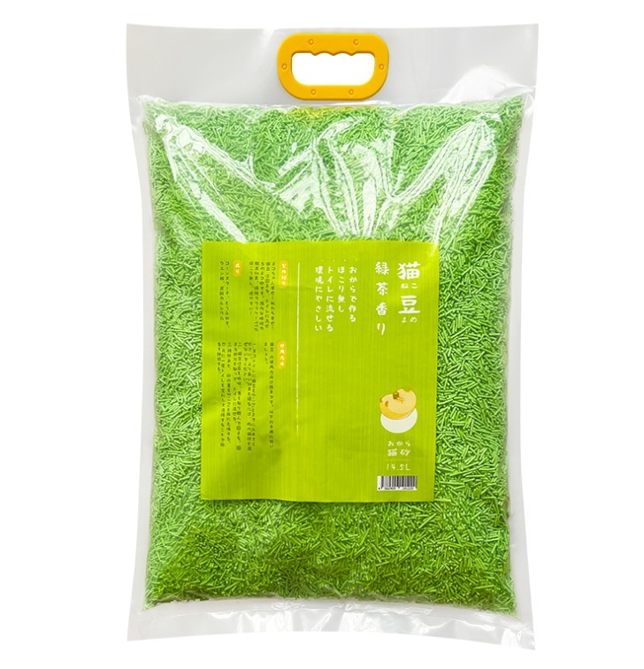 貓豆豆腐貓砂 14.5L (綠茶味)