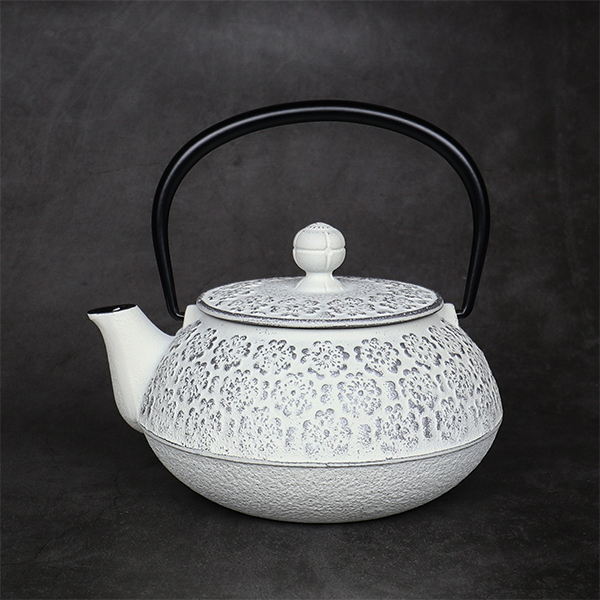 【岩鑄】櫻 5型急須0.65L-銀麻色