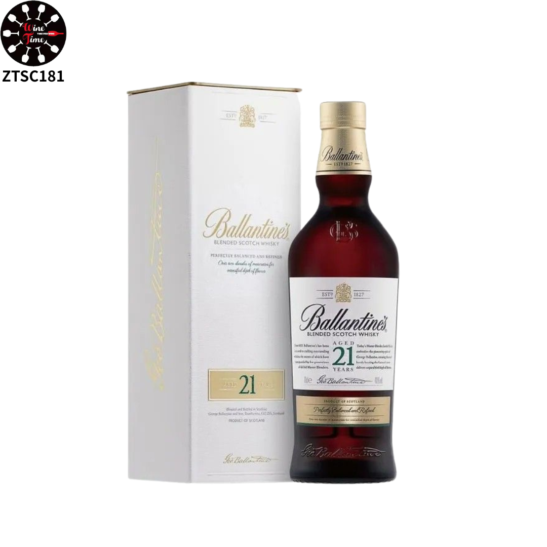 Ballantines 21 Years Old Blended Scotch Whisky (禮盒) | Pernod Ricard 保樂力加旗下
