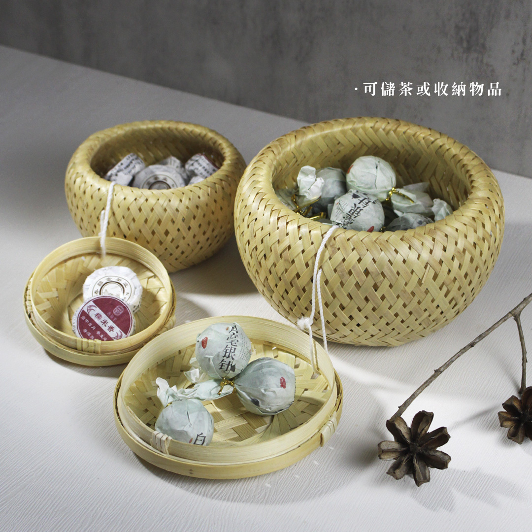 手工編製小竹簍