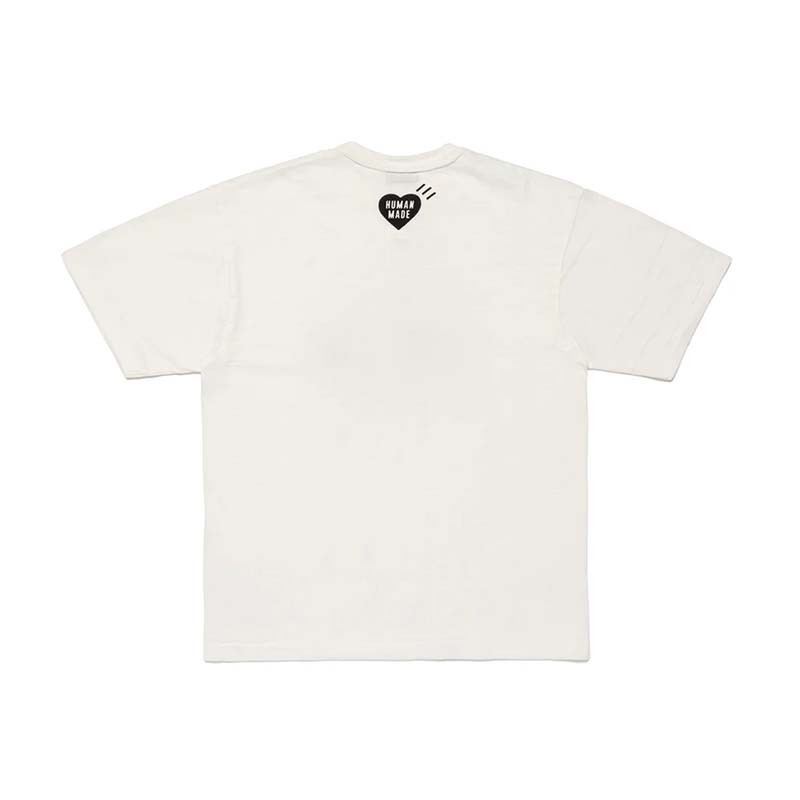 HUMAN MADE GRAPHIC TEE WHITE 白色 圈圈字體愛心 短袖 HUMAN-240 [台灣現貨]