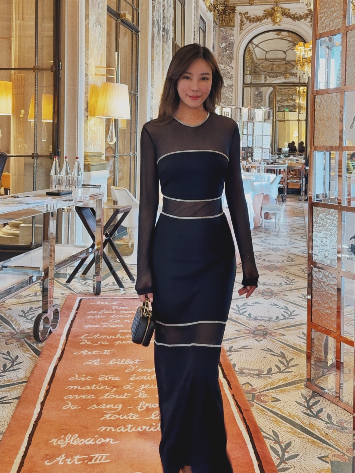 Fascination 巴黎之夜 性感網紗透膚洋裝