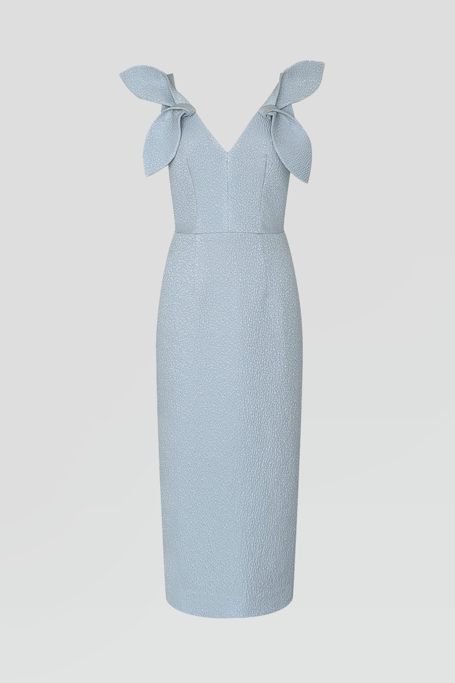 PEGGY HARTANTO｜SALCHOW V領葉形肩帶裝飾洋裝