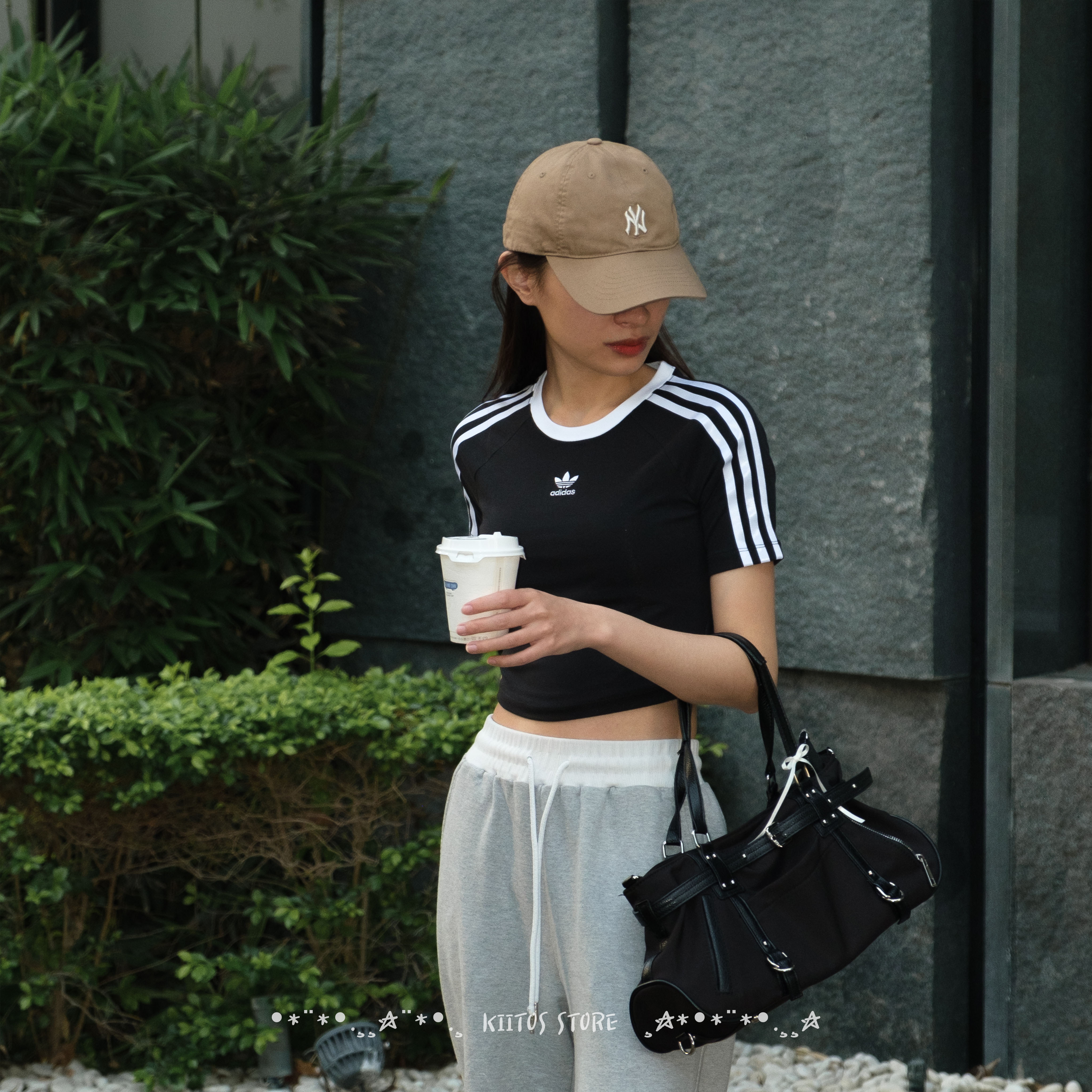 現貨 Adidas 3-Stripes Baby Tee 短袖 短版 女款 黑色 白色 IU2532  IP0662