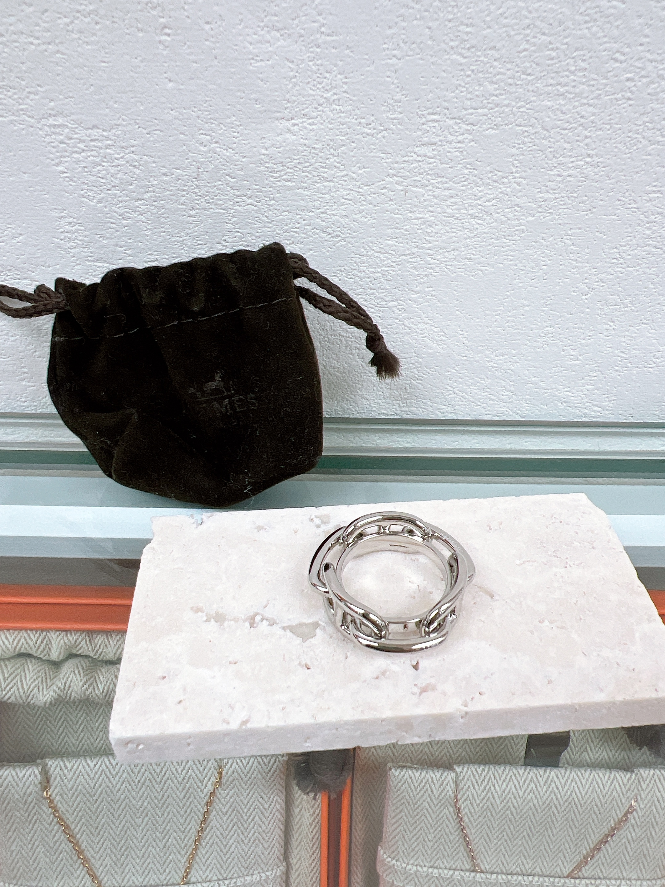 Hermes twilly ring silver