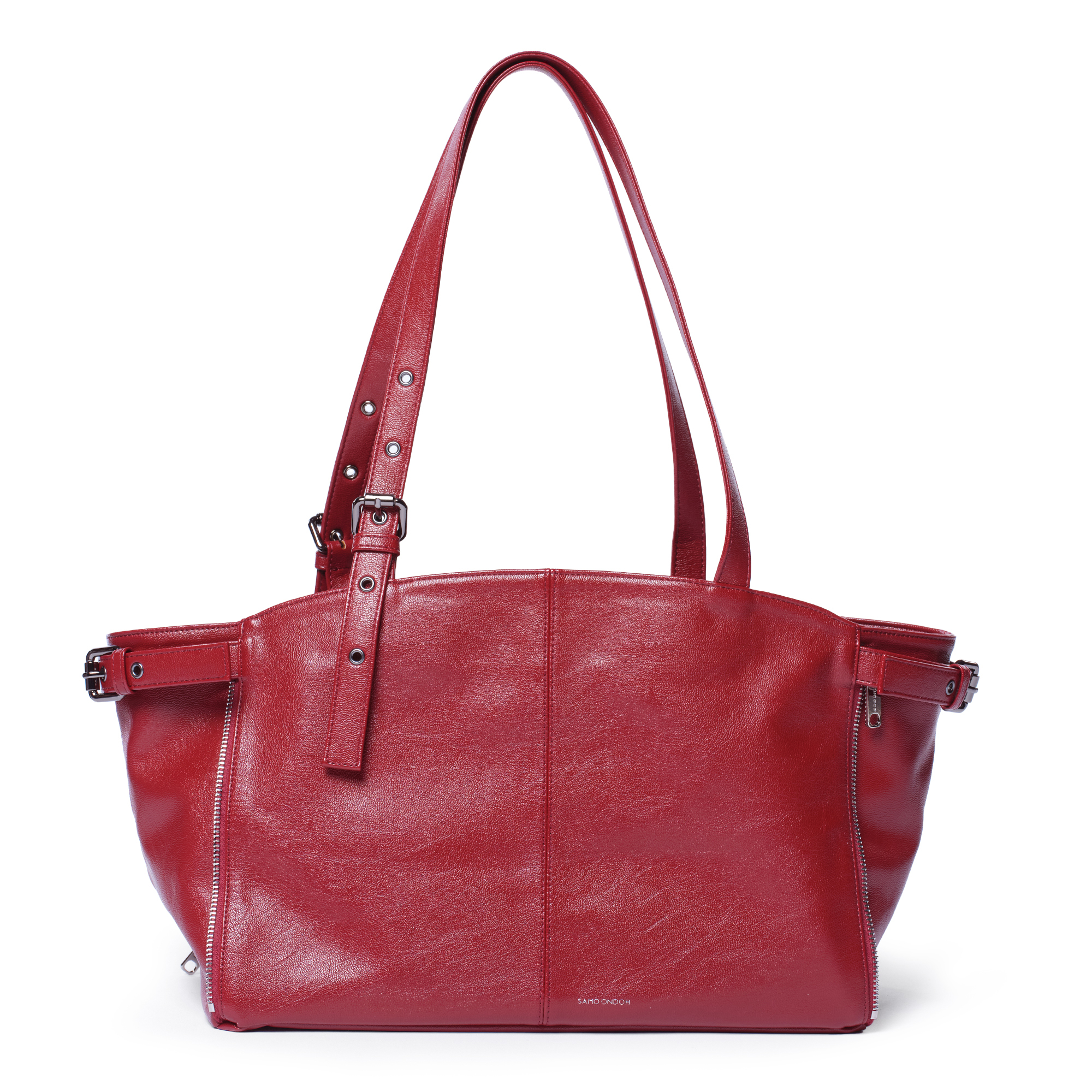 pocket utility bag L nappa chocolate