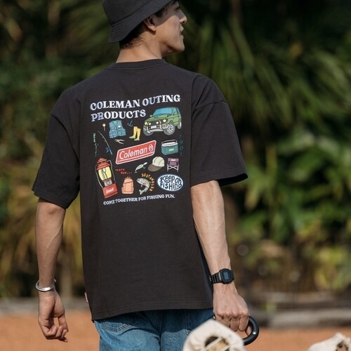 COLEMAN x FREAK'S STORE 釣魚用品 印花 短袖 上衣 男女 春夏服飾