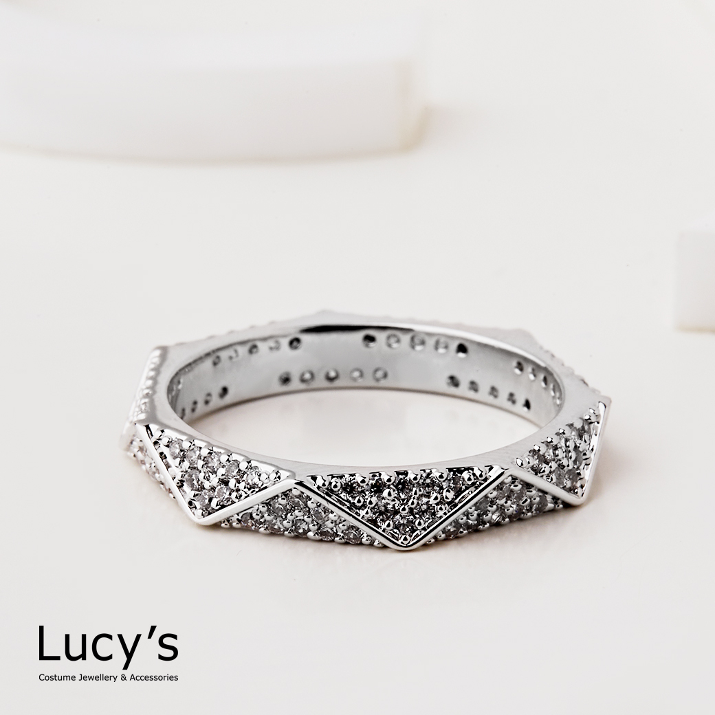 閃耀質感切面 戒指 (121710/121711)