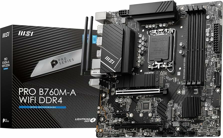 微星 PRO B760M-A WIFI DDR5