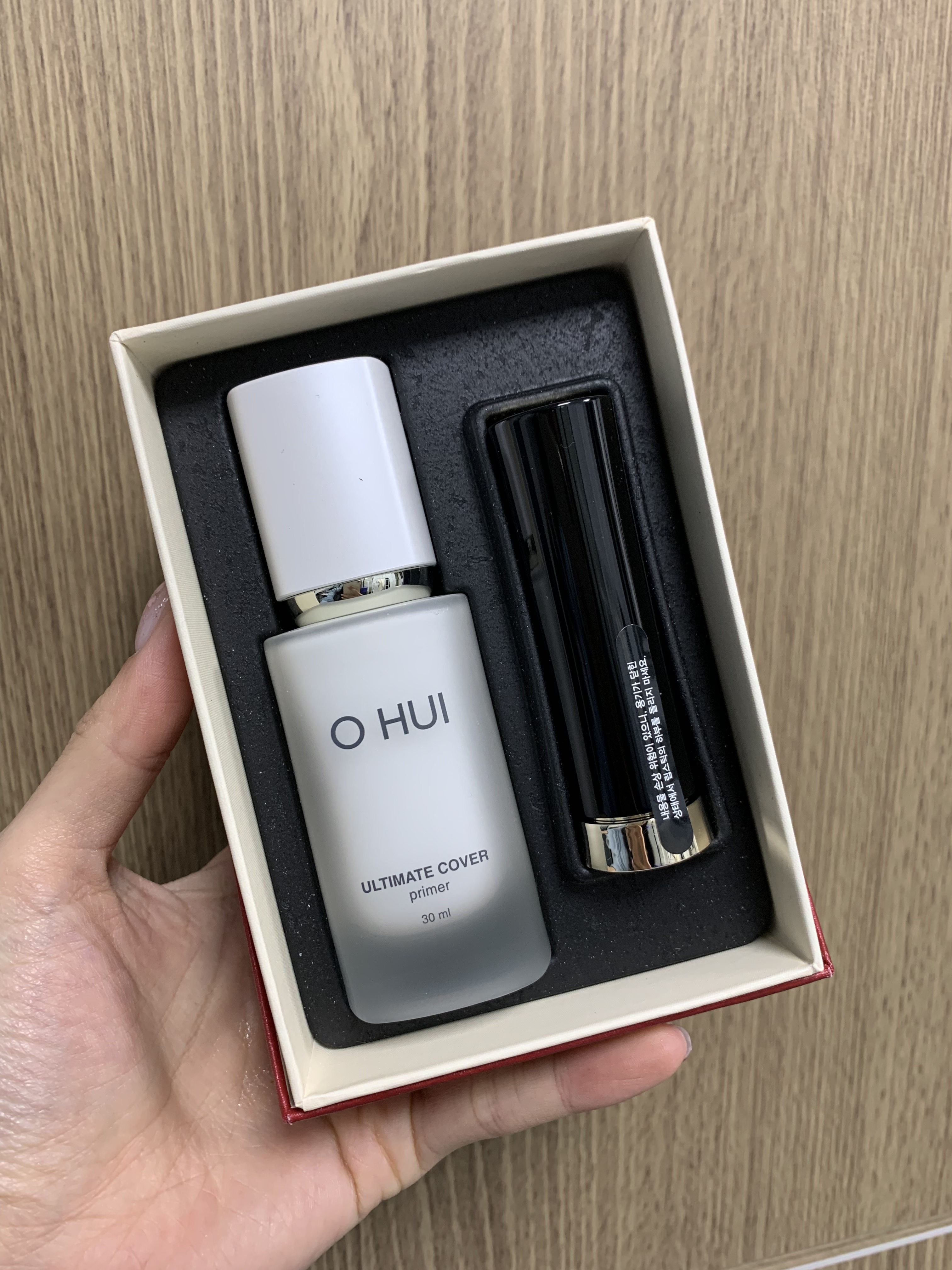 (現貨) UL105  O HUI 歐蕙 妝前乳+口红套