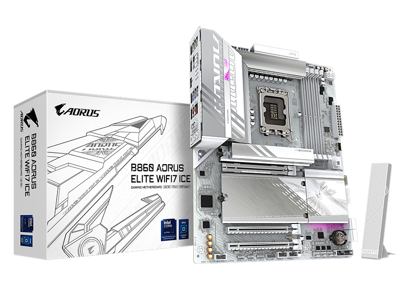 技嘉 B860 AORUS ELITE WIFI7 ICE