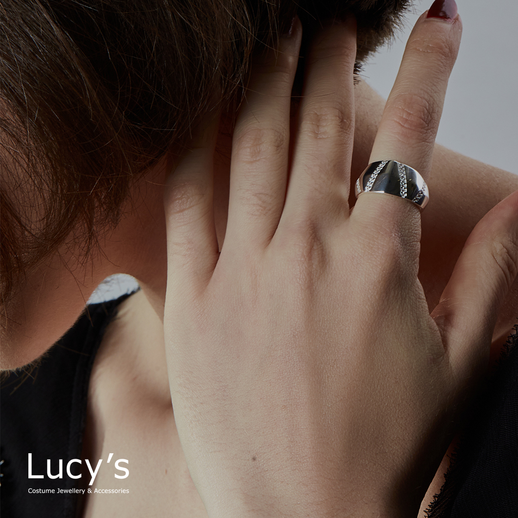 925純銀 鏡面光影 戒指 (121901)