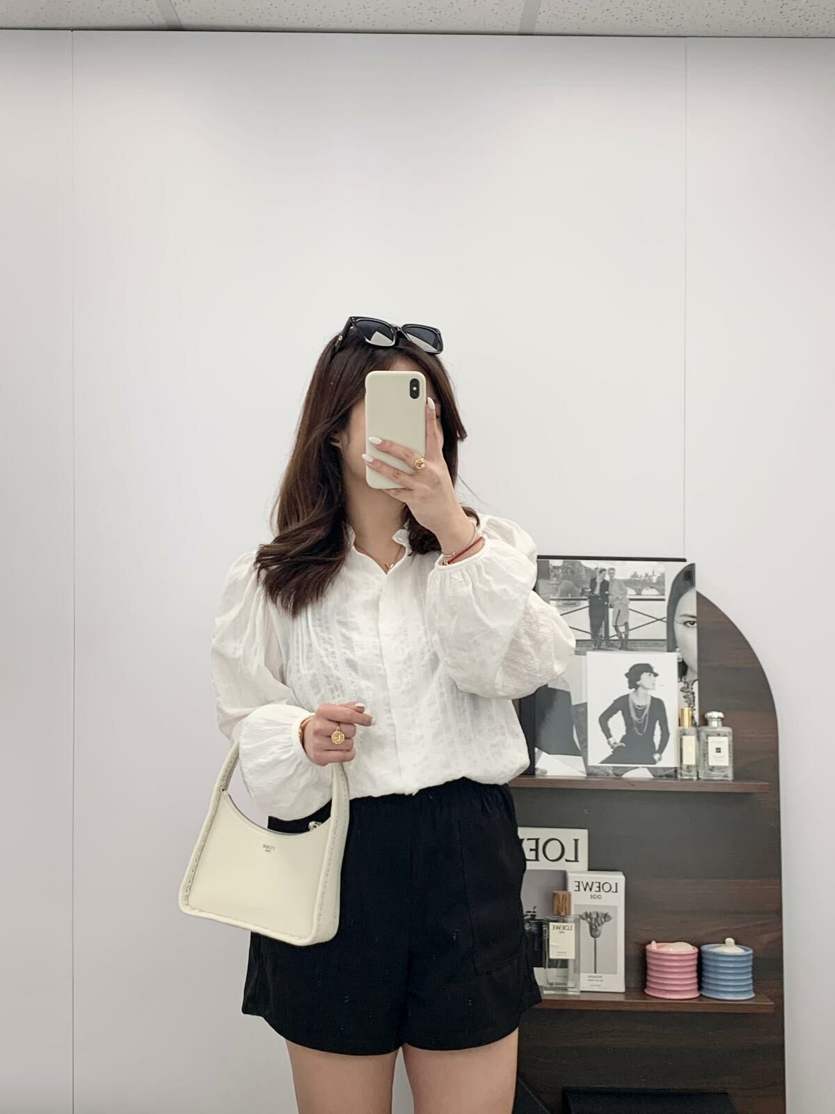 Ruffle領娃娃上衣 (白色)