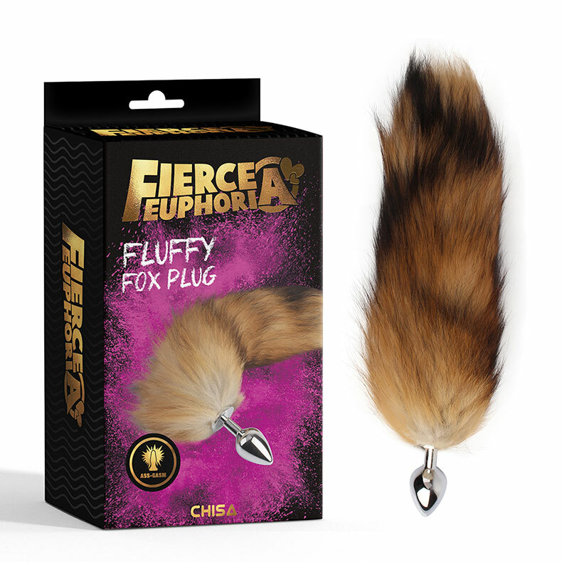CHISA｜Fierce Euphoria 蓬鬆狐狸尾巴肛塞｜毛絨動物尾巴造型肛塞