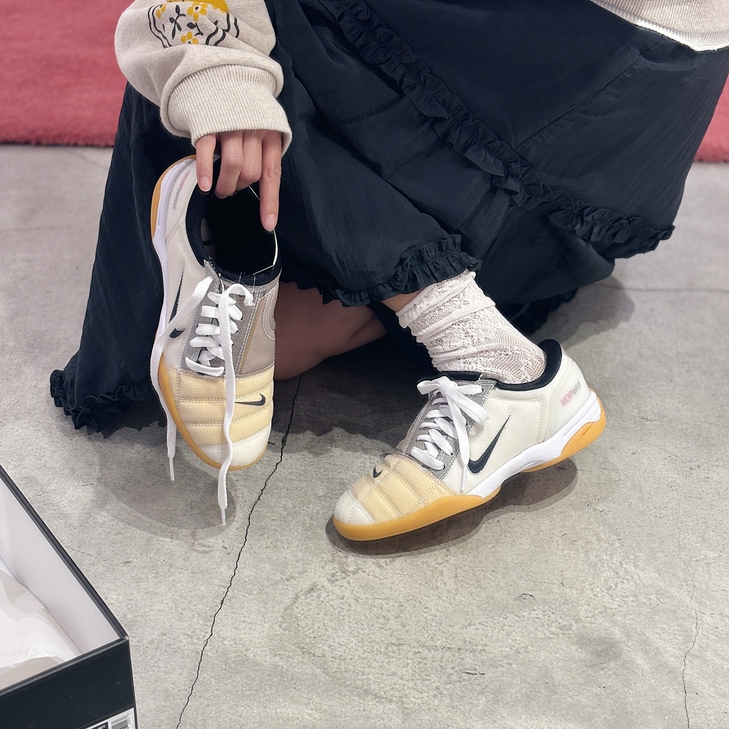 Nike Total 90 日本限定 足球風格 奶油焦糖 拼接 復古鞋 IB8182-100