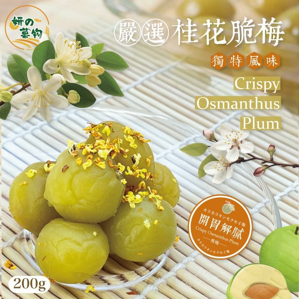 台灣妍的菓物嚴選桂花脆梅