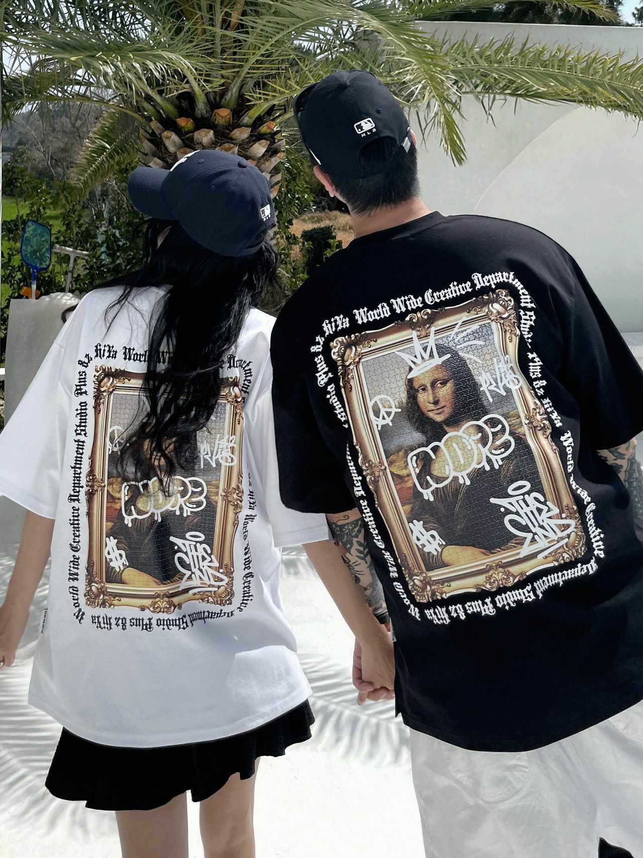 英文字圖案短袖Tee PLUS82HIYA-133T