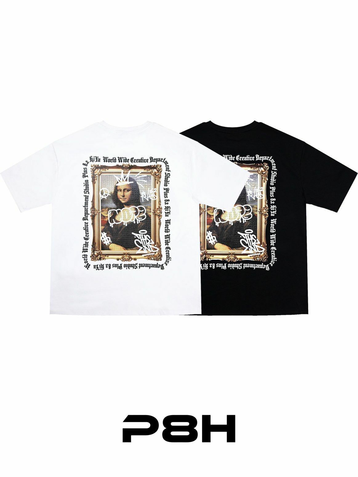 英文字圖案短袖Tee PLUS82HIYA-133T