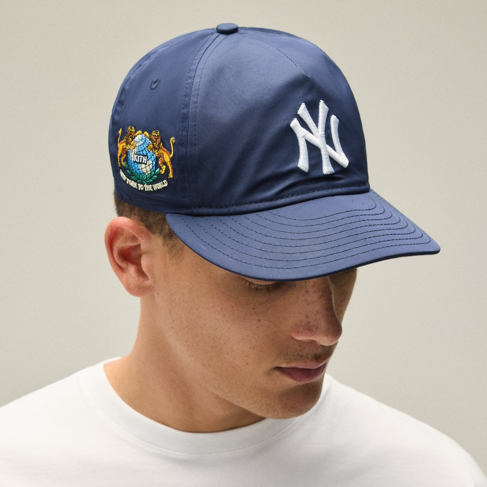 KITH★'47 for the New York Yankees サテン キャップ 帽子 Navy 2025SS KITH & '47 for the New York Yankees Satin Hitch