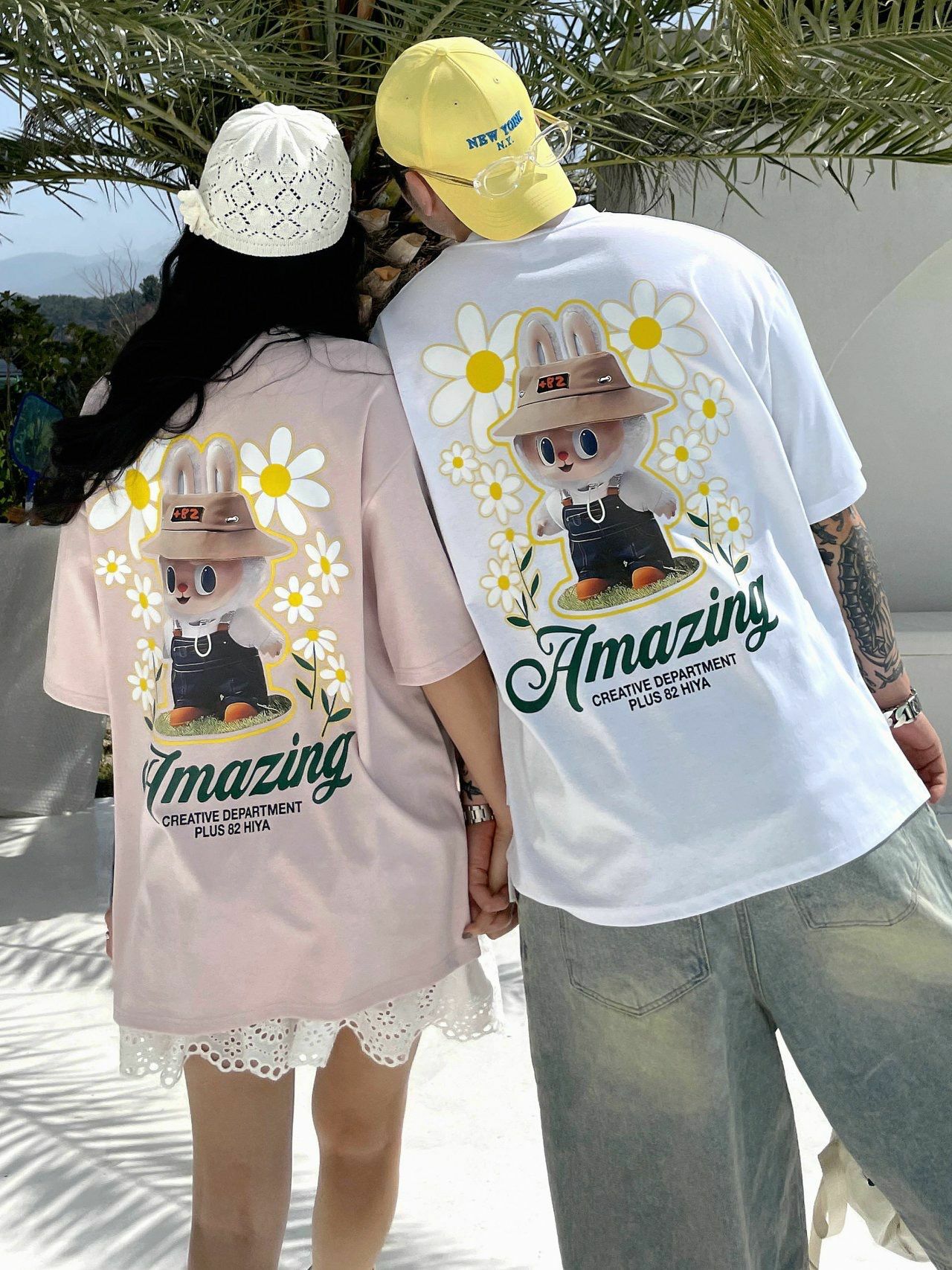 卡通圖案英文字短袖Tee PLUS82HIYA-139T