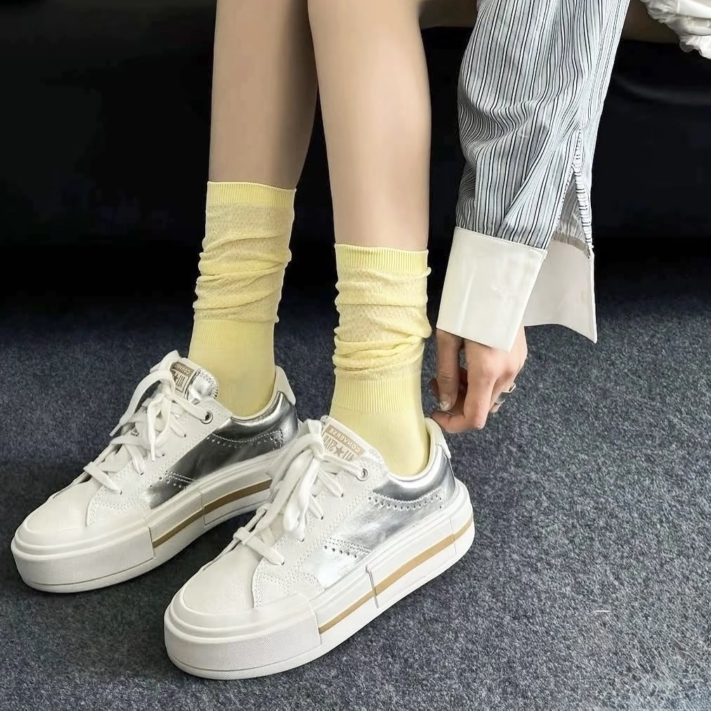 CONVERSE ALL STAR CRUISE 未來銀 白銀色 厚底 UU鞋 Y2K 復古 女鞋 A15190C