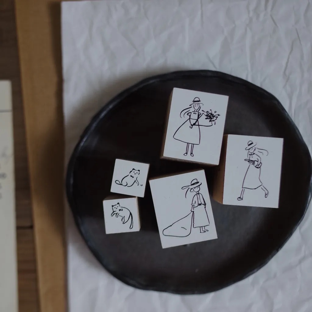 茄子先生｜Her & Her Kitty 單顆小印章