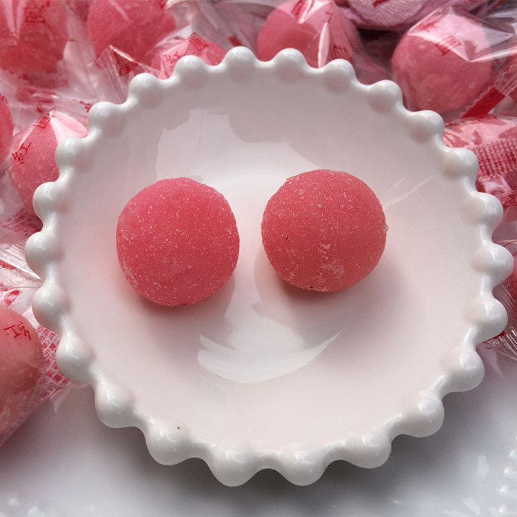 台灣古早味紅圓軟糖red-ball-soft-candy-拜拜糖果,普渡冬至元宵,湯圓糖果,紅湯圓,祝壽聖誕神明,酬謝神明糖果,祖先祭祀拜拜糖果