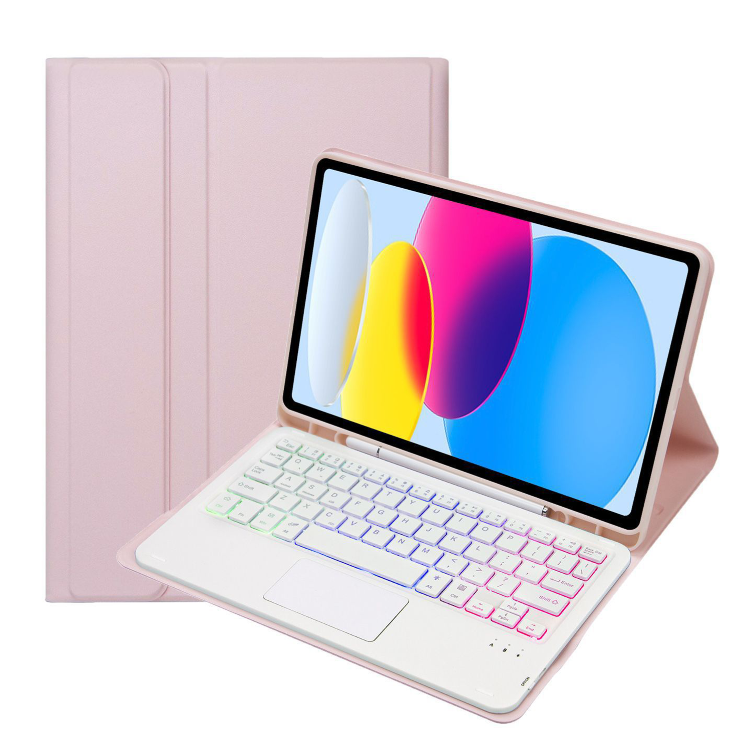 XPRO - Rotary leather - Samsung Galaxy Tab Keyboard Case 鍵盤皮革蓋面旋轉底殼高度防撞透明筆槽平板保護硬殼